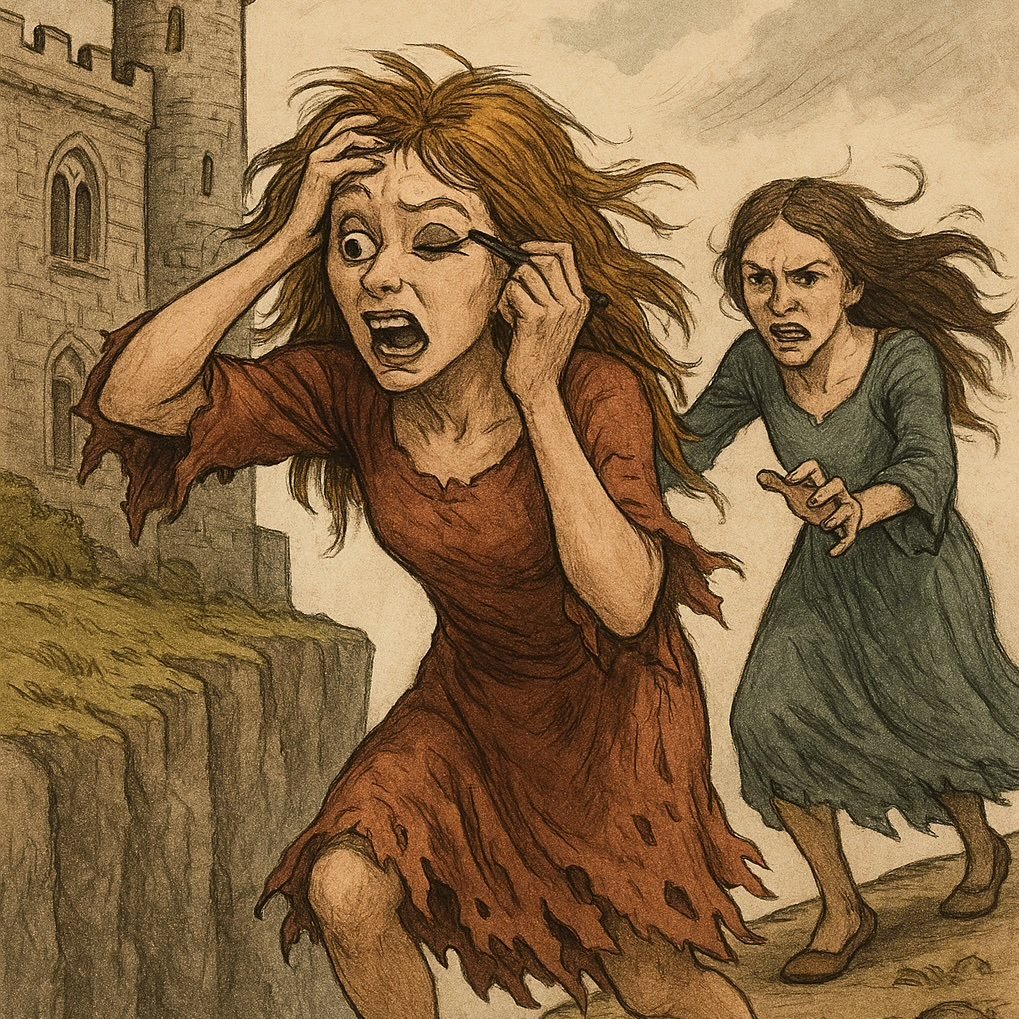 قصة رمزية عن الأيلاينر والهاوية تصور الهوس بالجمال وسقوط الإنسان في المظاهر