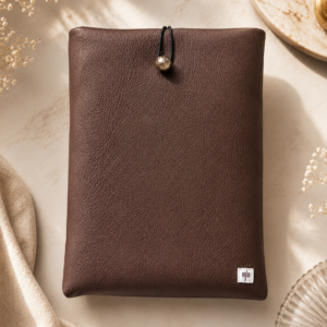 حافظة كتب فاخرة مبطنة للقراء | Book Sleeve يدوي لحماية الروايات والكتب